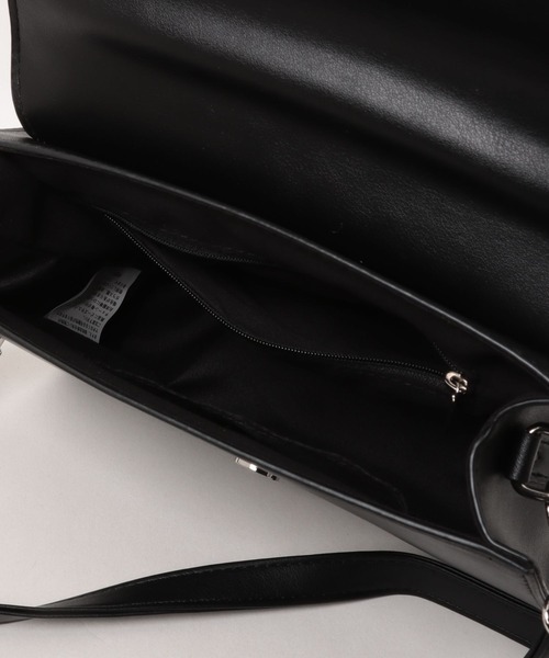 BONLECILL noir(ボンルシールノワール)の「【BONLECILL noir】2wayフラップショルダーバッグ/ハンドバッグ(ショルダーバッグ・レディース・ワイン/ブラック・FREE)」の21枚目の写真