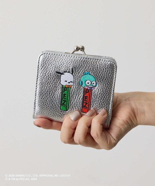 はぴだんぶい×PEZ(ペッツ) ×ear】 本革がま口折り財布（財布）｜ear