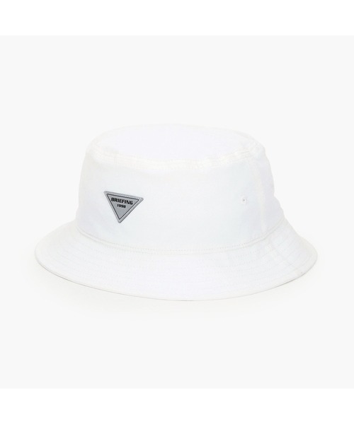 BRIEFING(ブリーフィング)の「REF MEN’S STRETCH TRIANGLE LOGO HAT(ゴルフグッズ・メンズ・ブラック/ホワイト・FREE)」の1枚目の写真