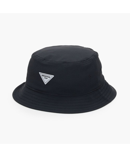 BRIEFING(ブリーフィング)の「REF MEN’S STRETCH TRIANGLE LOGO HAT(ゴルフグッズ・メンズ・ブラック/ホワイト・FREE)」の2枚目の写真