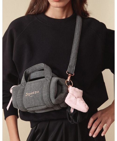 Repetto(レペット)の「ダッフルバッグ XSサイズ / B0398J(ハンドバッグ・レディース・グレー・FREE)」の7枚目の写真