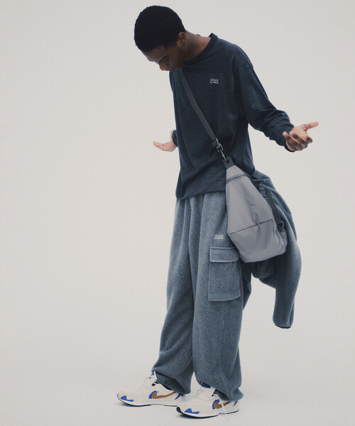 SEDAN ALL-PURPOSE(セダンオールパーパス)の「SEDAN ALL-PURPOSE | ウールジャージー 長袖フットボールTシャツ MEN(Tシャツ/カットソー・メンズ・チャコール/ブラック・XL/L)」の12枚目の写真