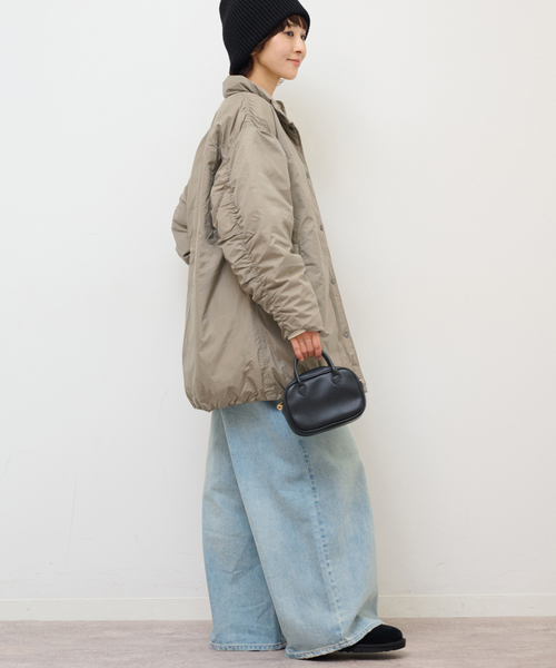 THE NORTH FACE(ザノースフェイス)の「《追加》【THE NORTH FACE】オルタレーションゼファーシェルハーフコート(ダウンジャケット/コート・レディース・グレー/ブラック・MEDIUM)」の14枚目の写真
