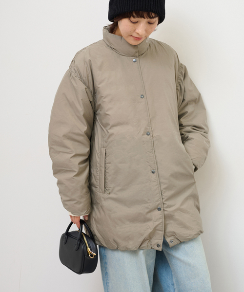 THE NORTH FACE(ザノースフェイス)の「《追加》【THE NORTH FACE】オルタレーションゼファーシェルハーフコート(ダウンジャケット/コート・レディース・グレー/ブラック・MEDIUM)」の20枚目の写真