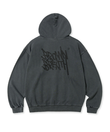 PIGMENT TAG HOODIE - CHARCOAL