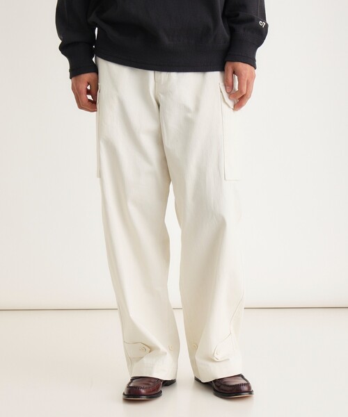 BACK NUMBER(バックナンバー)の「【THE WORLD CARGO】M-47 カーゴパンツ/フランス軍モデル(その他パンツ・メンズ・ブラック/オフホワイト・05/06/03/04)」の4枚目の写真
