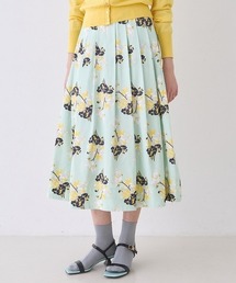 フラワープリントボリュームスカート