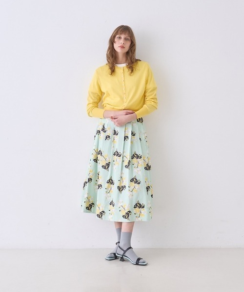 DESIGNWORKS（デザインワークス）の「フラワープリントボリュームスカート（スカート・レディース・グリーン系その他・36）」の19枚目の写真