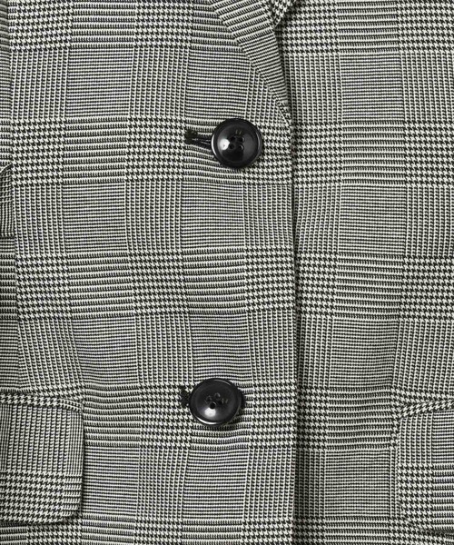 PAGEBOY(ページボーイ)の「クラシックボクシージャケット【セットアップ対応】(テーラードジャケット・レディース・チェック/ブラウン/ブラック・FREE)」の18枚目の写真