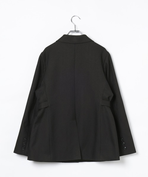 PAGEBOY(ページボーイ)の「クラシックボクシージャケット【セットアップ対応】(テーラードジャケット・レディース・チェック/ブラウン/ブラック・FREE)」の15枚目の写真
