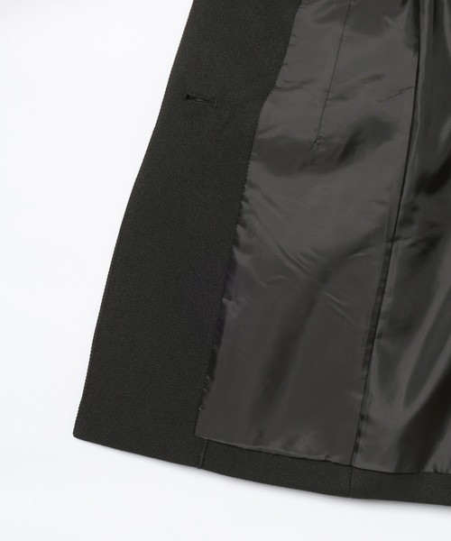 PAGEBOY(ページボーイ)の「クラシックボクシージャケット【セットアップ対応】(テーラードジャケット・レディース・チェック/ブラウン/ブラック・FREE)」の12枚目の写真