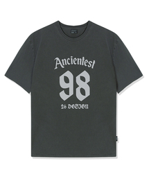 エンシェンティスト ピグメント オーバーサイズ 半袖Tシャツ