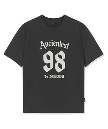エンシェンティスト ピグメント オーバーサイズ 半袖Tシャツ