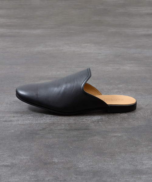 PADRONE（パドローネ）の「PADRONE パドローネ / FT CUTOFF SLIP-ON フラットソールカットオフスリッポンレザーシューズ / PU8394-2001（スリッポン・メンズ・ブラウン/ブラック・40/42/41）」の7枚目の写真