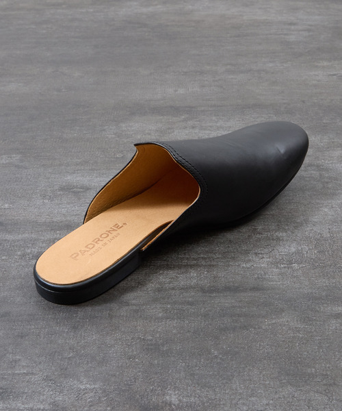 PADRONE（パドローネ）の「PADRONE パドローネ / FT CUTOFF SLIP-ON フラットソールカットオフスリッポンレザーシューズ / PU8394-2001（スリッポン・メンズ・ブラウン/ブラック・40/42/41）」の10枚目の写真