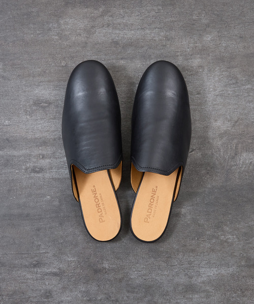 PADRONE（パドローネ）の「PADRONE パドローネ / FT CUTOFF SLIP-ON フラットソールカットオフスリッポンレザーシューズ / PU8394-2001（スリッポン・メンズ・ブラウン/ブラック・40/42/41）」の11枚目の写真