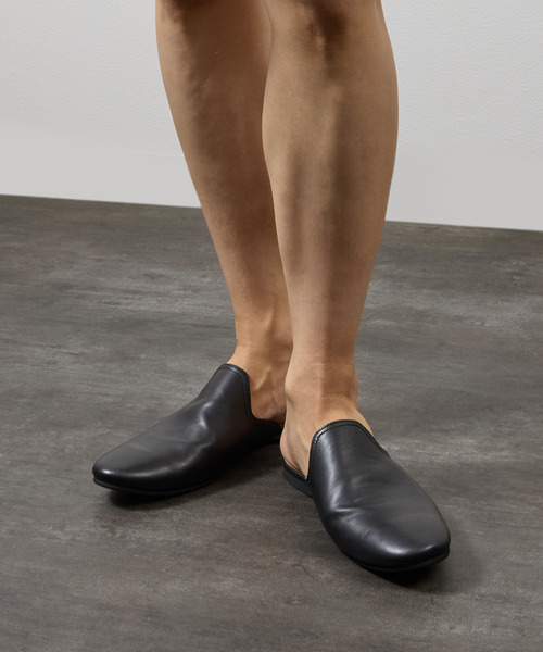 PADRONE（パドローネ）の「PADRONE パドローネ / FT CUTOFF SLIP-ON フラットソールカットオフスリッポンレザーシューズ / PU8394-2001（スリッポン・メンズ・ブラウン/ブラック・40/42/41）」の14枚目の写真