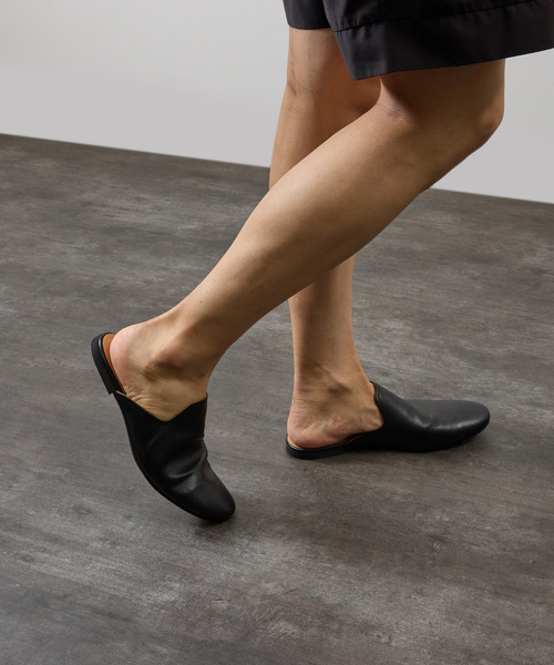 PADRONE（パドローネ）の「PADRONE パドローネ / FT CUTOFF SLIP-ON フラットソールカットオフスリッポンレザーシューズ / PU8394-2001（スリッポン・メンズ・ブラウン/ブラック・40/42/41）」の16枚目の写真