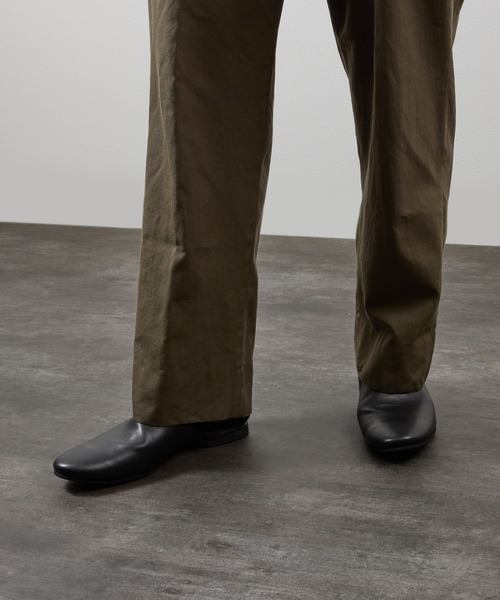 PADRONE（パドローネ）の「PADRONE パドローネ / FT CUTOFF SLIP-ON フラットソールカットオフスリッポンレザーシューズ / PU8394-2001（スリッポン・メンズ・ブラウン/ブラック・40/42/41）」の18枚目の写真
