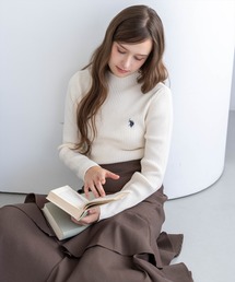 U.S. POLO ASSN. | 【U.S. POLO ASSN.】clear 別注 ハイゲージハイネックニットトップス(ニット/セーター)