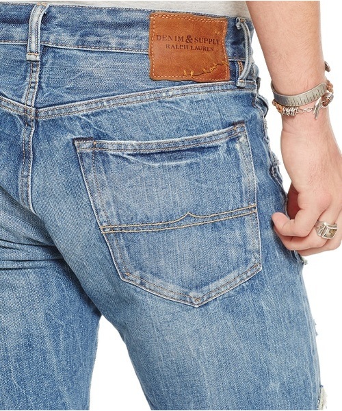 Denim & Supply Ralph Lauren(デニムアンドサプライラルフローレン)の「スリムフィット スター デニム ショートパンツ(デニムパンツ・メンズ・ブルー系9・36/28/32/30/34)」の4枚目の写真