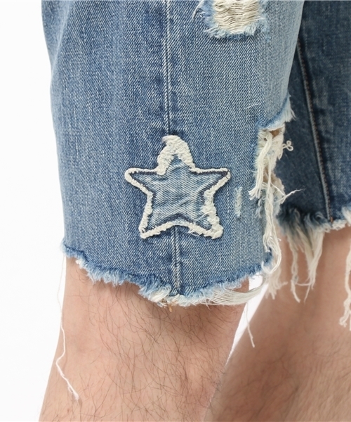 Denim & Supply Ralph Lauren(デニムアンドサプライラルフローレン)の「スリムフィット スター デニム ショートパンツ(デニムパンツ・メンズ・ブルー系9・36/28/32/30/34)」の7枚目の写真