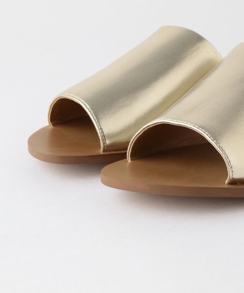 Boisson Chocolat（ボワソンショコラ）の「BFC ミュールフラットサンダル2（サンダル・レディース・シルバー/ゴールド・MEDIUM/SMALL/LARGE）」の6枚目の写真