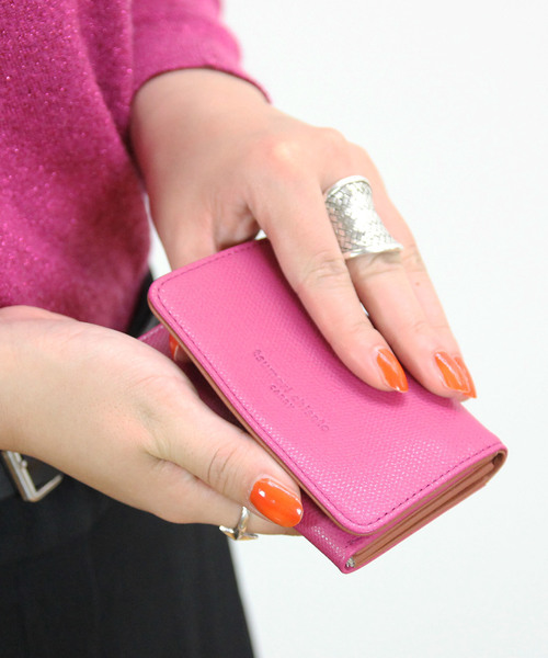 tsumori chisato CARRY(ツモリチサトキャリー)の「トリロジー 名刺入れ(名刺入れ・レディース・ピンク/ネイビー/グレー/グリーン/ベージュ/ピンクベージュ/バーガンディー/ブラック/イエロー/ライトブラウン・FREE)」の8枚目の写真