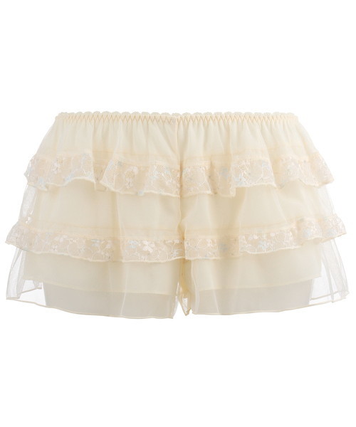 AMOSTYLE BY Triumph（アモスタイルバイトリンプ）の「夢みるブラ　フレンチパンティAMST1100 F.PAN（その他アンダーウェア/インナー・レディース・オフホワイト/ブルー/シャーベット/グリーン/ピンク/レッド・L/M）」の2枚目の写真