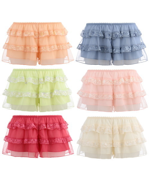 AMOSTYLE BY Triumph（アモスタイルバイトリンプ）の「夢みるブラ　フレンチパンティAMST1100 F.PAN（その他アンダーウェア/インナー・レディース・オフホワイト/ブルー/シャーベット/グリーン/ピンク/レッド・L/M）」の13枚目の写真