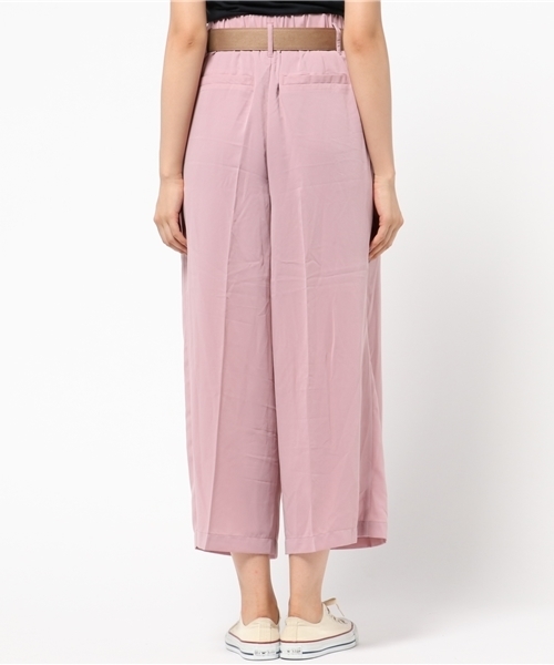 one after another NICE CLAUP（ワンアフターアナザーナイスクラップ）の「スエードベルトワイドパンツ（その他パンツ・レディース・ライトグレー/ピンク/モカ/ブラック/ピンク系その他・FREE）」の15枚目の写真