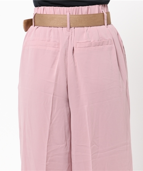 one after another NICE CLAUP（ワンアフターアナザーナイスクラップ）の「スエードベルトワイドパンツ（その他パンツ・レディース・ライトグレー/ピンク/モカ/ブラック/ピンク系その他・FREE）」の17枚目の写真