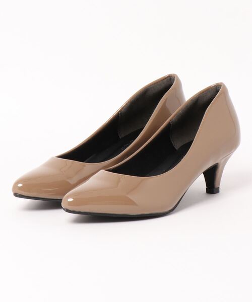 KOBE LETTUCE（コウベレタス）の「5cmヒールクッションポインテッドトゥパンプス（パンプス・レディース・ベージュ系その他/ブルー系その他/ベージュ系その他2/ブラック系その他2/ブラック系その他/レッド系その他/イエロー系その他2/ブラック系その他3/ベージュ系その他3/ピンク系その他/イエロー系その他/グリーン系その他/ピンク系その他2/サックスブルー/イエロー系その他3/ブラウン/ラベンダー/オレンジ/パープル系その他/レッド系その他2/レモンイエロー/ミント/グリーン系その他2/ベージュ系その他4/イエロー系その他4/ライトベージュ/グリーン系その他3・X-LARGE/XX-LARGE/LARGE/SMALL/MEDIUM/X-SMALL）」の10枚目の写真