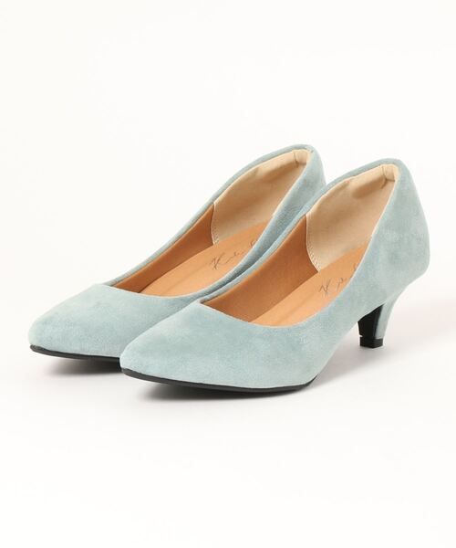 KOBE LETTUCE（コウベレタス）の「5cmヒールクッションポインテッドトゥパンプス（パンプス・レディース・ベージュ系その他/ブルー系その他/ベージュ系その他2/ブラック系その他2/ブラック系その他/レッド系その他/イエロー系その他2/ブラック系その他3/ベージュ系その他3/ピンク系その他/イエロー系その他/グリーン系その他/ピンク系その他2/サックスブルー/イエロー系その他3/ブラウン/ラベンダー/オレンジ/パープル系その他/レッド系その他2/レモンイエロー/ミント/グリーン系その他2/ベージュ系その他4/イエロー系その他4/ライトベージュ/グリーン系その他3・X-LARGE/XX-LARGE/LARGE/SMALL/MEDIUM/X-SMALL）」の14枚目の写真