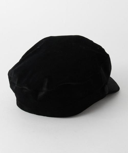 Another Edition(アナザーエディション)の「コーデュロイマリンキャップ/AEBFC Cord MRN CAP◆(キャスケット・レディース・オフホワイト/ブラック・FREE)」の7枚目の写真
