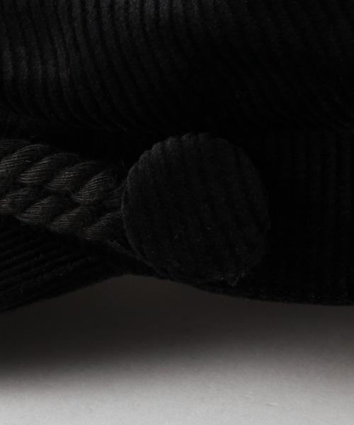 Another Edition(アナザーエディション)の「コーデュロイマリンキャップ/AEBFC Cord MRN CAP◆(キャスケット・レディース・オフホワイト/ブラック・FREE)」の4枚目の写真