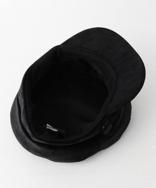 Another Edition(アナザーエディション)の「コーデュロイマリンキャップ/AEBFC Cord MRN CAP◆(キャスケット・レディース・オフホワイト/ブラック・FREE)」の5枚目の写真
