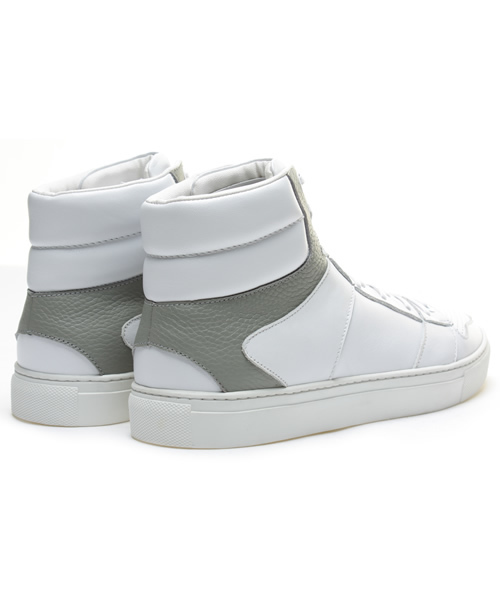 BEAUTY&YOUTH UNITED ARROWS(ビューティーアンドユースユナイテッドアローズ)の「BY LEATHER HI-CUT SNK(スニーカー・メンズ・ホワイト/ネイビー・41/42/43)」の7枚目の写真