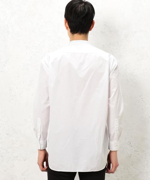 green label relaxing（グリーンレーベルリラクシング）の「SC TYPEWRITER BIG/BAND/C シャツ◆（シャツ/ブラウス・メンズ・ホワイト/ベージュ/ネイビー・LARGE/SMALL/MEDIUM）」の13枚目の写真