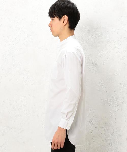 green label relaxing（グリーンレーベルリラクシング）の「SC TYPEWRITER BIG/BAND/C シャツ◆（シャツ/ブラウス・メンズ・ホワイト/ベージュ/ネイビー・LARGE/SMALL/MEDIUM）」の15枚目の写真