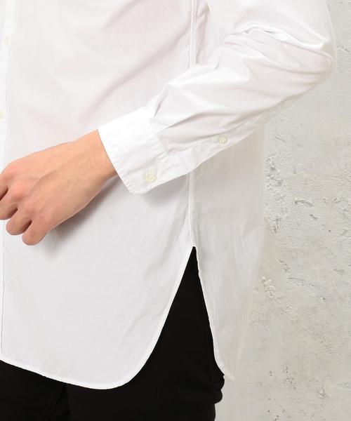 green label relaxing（グリーンレーベルリラクシング）の「SC TYPEWRITER BIG/BAND/C シャツ◆（シャツ/ブラウス・メンズ・ホワイト/ベージュ/ネイビー・LARGE/SMALL/MEDIUM）」の9枚目の写真