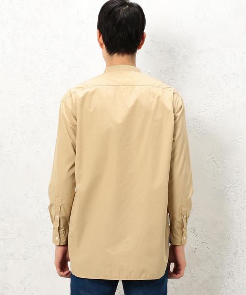 green label relaxing（グリーンレーベルリラクシング）の「SC TYPEWRITER BIG/BAND/C シャツ◆（シャツ/ブラウス・メンズ・ホワイト/ベージュ/ネイビー・LARGE/SMALL/MEDIUM）」の12枚目の写真