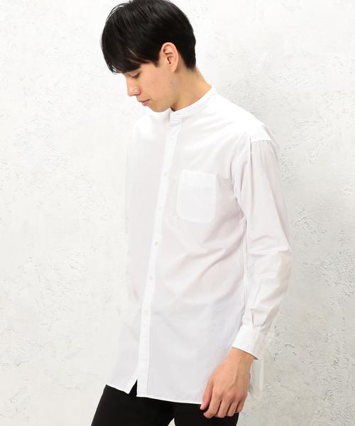 green label relaxing（グリーンレーベルリラクシング）の「SC TYPEWRITER BIG/BAND/C シャツ◆（シャツ/ブラウス・メンズ・ホワイト/ベージュ/ネイビー・LARGE/SMALL/MEDIUM）」の17枚目の写真