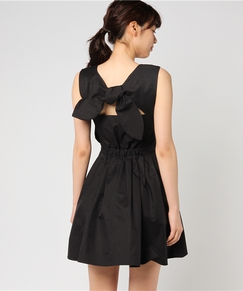 GUILD PRIME(ギルドプライム)の「【GUILD PRIME】WOMENS リボンウィングドレス(ワンピース・レディース・ブラック・36/34)」の7枚目の写真