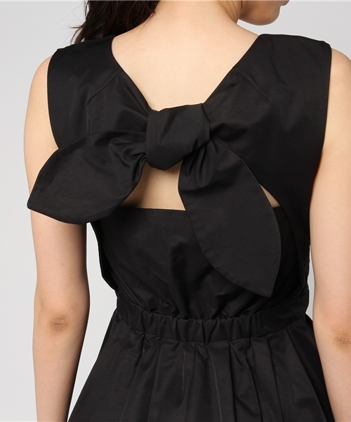 GUILD PRIME(ギルドプライム)の「【GUILD PRIME】WOMENS リボンウィングドレス(ワンピース・レディース・ブラック・36/34)」の10枚目の写真