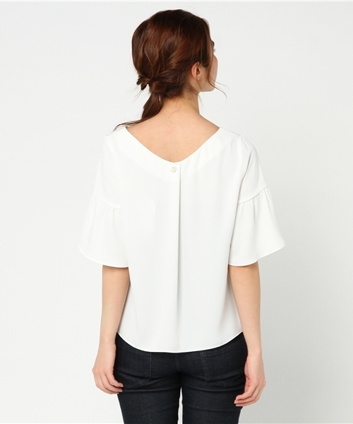 PROPORTION BODY DRESSING（プロポーションボディドレッシング）の「ベルスリーブブラウス（シャツ/ブラウス・レディース・ホワイト系その他/ピンク/ブラック・3/2）」の6枚目の写真