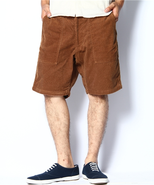 BEAUTY&YOUTH UNITED ARROWS(ビューティーアンドユースユナイテッドアローズ)の「BY ウォッシュ/コーデュロイ ベーカー ショーツ ◆(その他パンツ・メンズ・ダークグレー/ブラウン・SMALL/MEDIUM/LARGE/X-LARGE)」の2枚目の写真