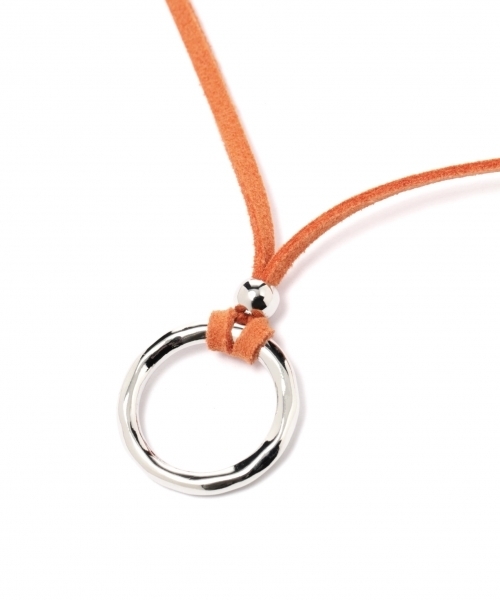 GLOBAL WORK（グローバルワーク）の「フェイクレザーコードネックレス/759059（ネックレス・メンズ・ダークブラウン/グリーン/オレンジ/ブラック/イエロー・FREE）」の6枚目の写真