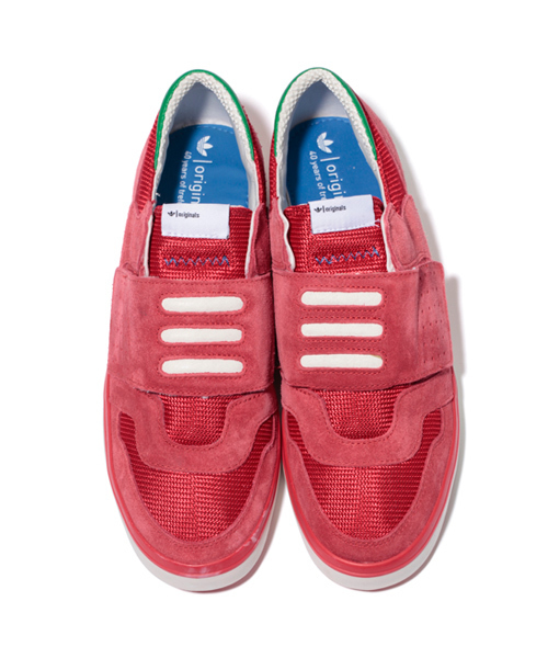 adidas(アディダス)の「adidas HARDLAND LO - LD【アディダス ハードランド】(スニーカー・メンズ・ブルー/レッド・26.5/27/27.5/28/28.5)」の5枚目の写真