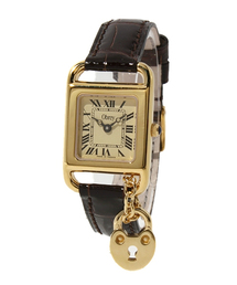 オブレイObray ベルメイユ チャーム付腕時計 超希少‼️ オブレイ ハンドメイド 銀無垢(ヴェルメイユ